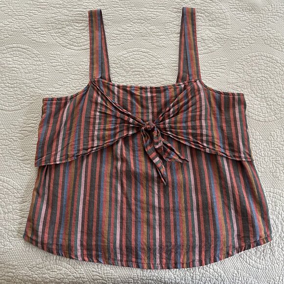 Madewell Front Tie Tank - Size 14 - Picture 1 of 4